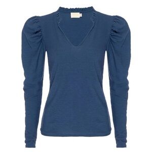 NATION LOS ANGELES Tamira Elizabethan Tee in Ocean